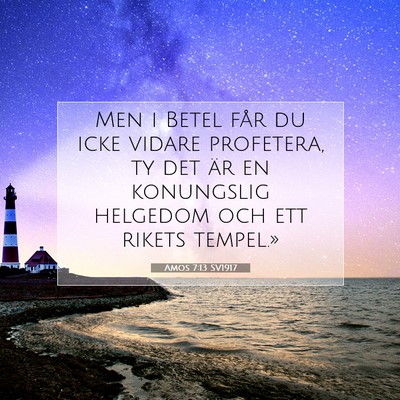 Amos 7:13 SV1917 Bild av bibelvers