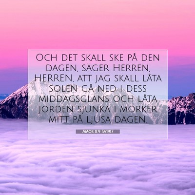Amos 8:9 Bibelvers Förklarad