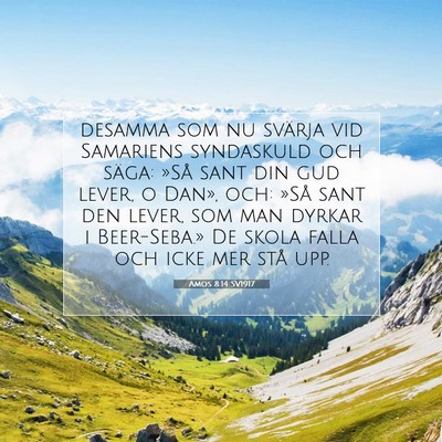 Amos 8:14 SV1917 Bild av bibelvers