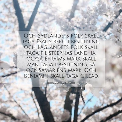 Obadja 1:19 Bibelvers Förklarad