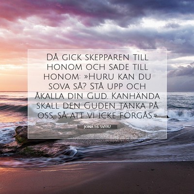 Jona 1:6 SV1917 Bild av bibelvers