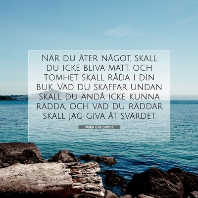 Mika 6:14 Bibelvers Förklarad