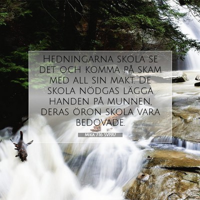 Mika 7:16 Bibelvers Förklarad