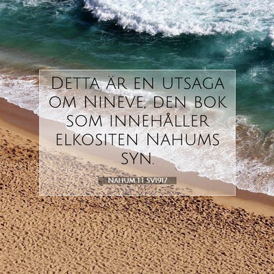 Nahum 1:1 Bibelvers Förklarad