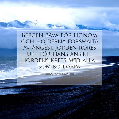 Nahum 1:5 Bibelvers Förklarad