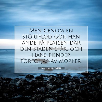 Nahum 1:8 Bibelvers Förklarad