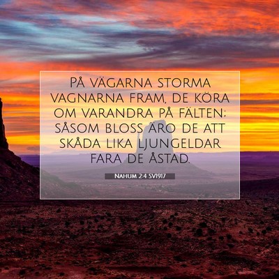 Nahum 2:4 Bibelvers Förklarad