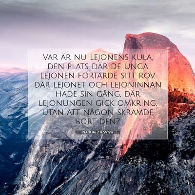 Nahum 2:11 Bibelvers Förklarad