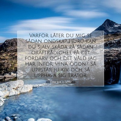 Habackuk 1:3 Bibelvers Förklarad