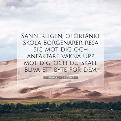Habackuk 2:7 Bibelvers Förklarad