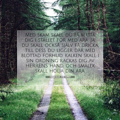 Habackuk 2:16 SV1917 Bild av bibelvers