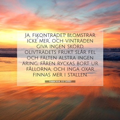 Habackuk 3:17 SV1917 Bild av bibelvers