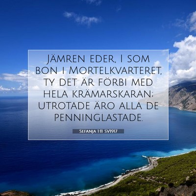 Sefanja 1:11 Bibelvers Förklarad
