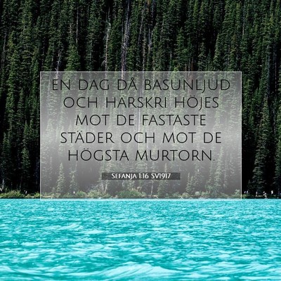 Sefanja 1:16 Bibelvers Förklarad