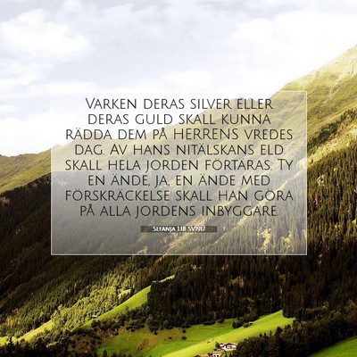 Sefanja 1:18 Bibelvers Förklarad