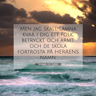 Sefanja 3:12 SV1917 Bild av bibelvers