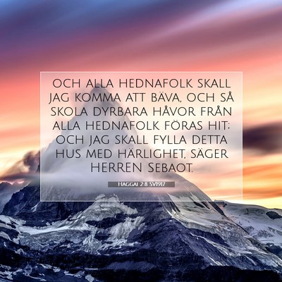 Haggai 2:8 Bibelvers Förklarad