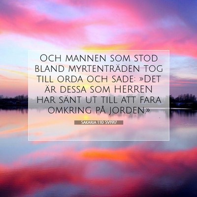 Sakaria 1:10 Bibelvers Förklarad
