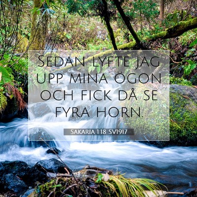 Sakaria 1:18 Bibelvers Förklarad