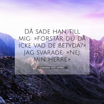Sakaria 4:13 Bibelvers Förklarad