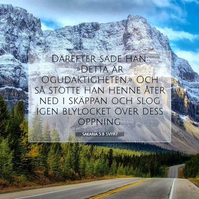 Sakaria 5:8 Bibelvers Förklarad