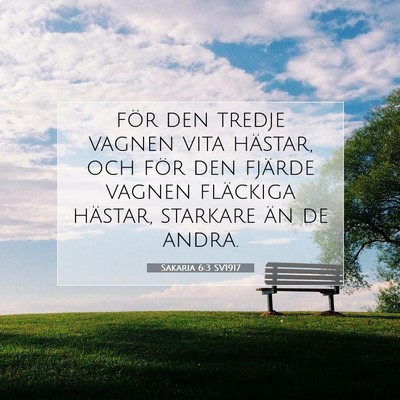 Sakaria 6:3 Bibelvers Förklarad
