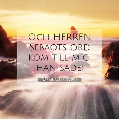 Sakaria 8:18 Bibelvers Förklarad