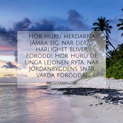Sakaria 11:3 Bibelvers Förklarad