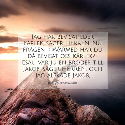 Malaki 1:2 SV1917 Bild av bibelvers