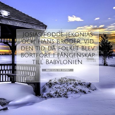 Matteus 1:11 Bibelvers Förklarad