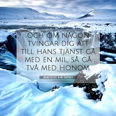 Matteus 5:41 Bibelvers Förklarad
