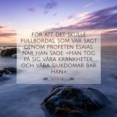 Matteus 8:17 SV1917 Bild av bibelvers