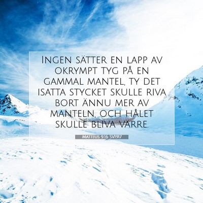 Matteus 9:16 SV1917 Bild av bibelvers