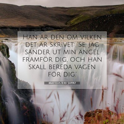 Matteus 11:10 SV1917 Bild av bibelvers