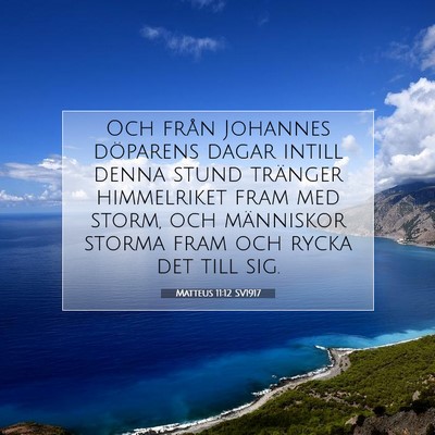 Matteus 11:12 SV1917 Bild av bibelvers