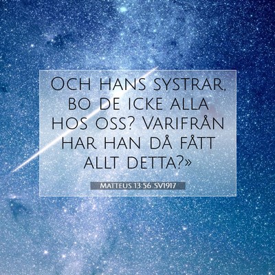 Matteus 13:56 Bibelvers Förklarad