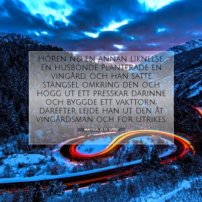 Matteus 21:33 SV1917 Bild av bibelvers