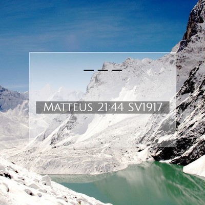 Matteus 21:44 SV1917 Bild av bibelvers