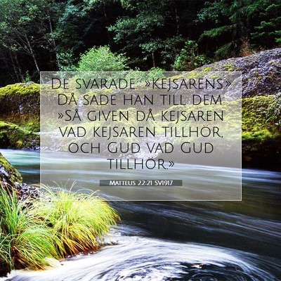 Matteus 22:21 SV1917 Bild av bibelvers