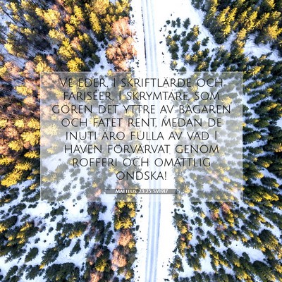 Matteus 23:25 SV1917 Bild av bibelvers