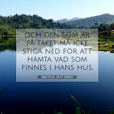 Matteus 24:17 SV1917 Bild av bibelvers