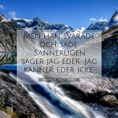 Matteus 25:12 Bibelvers Förklarad