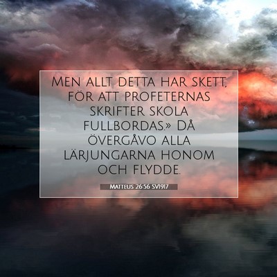 Matteus 26:56 SV1917 Bild av bibelvers