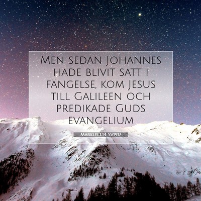 Markus 1:14 SV1917 Bild av bibelvers