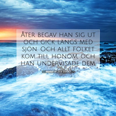 Markus 2:13 Bibelvers Förklarad