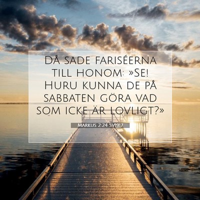 Markus 2:24 Bibelvers Förklarad