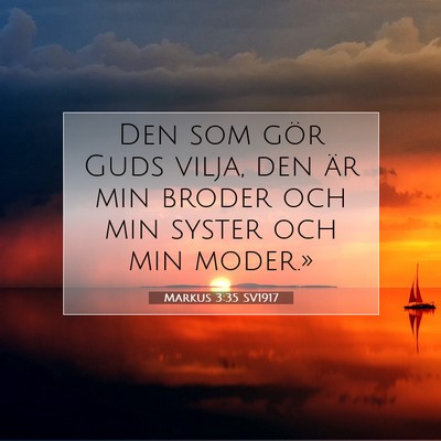 Markus 3:35 Bibelvers Förklarad