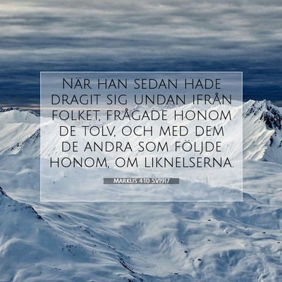 Markus 4:10 Bibelvers Förklarad