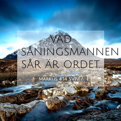Markus 4:14 Bibelvers Förklarad
