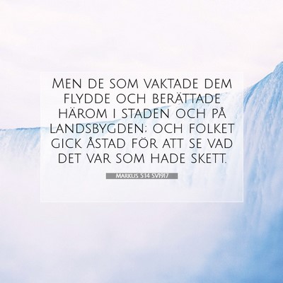 Markus 5:14 Bibelvers Förklarad